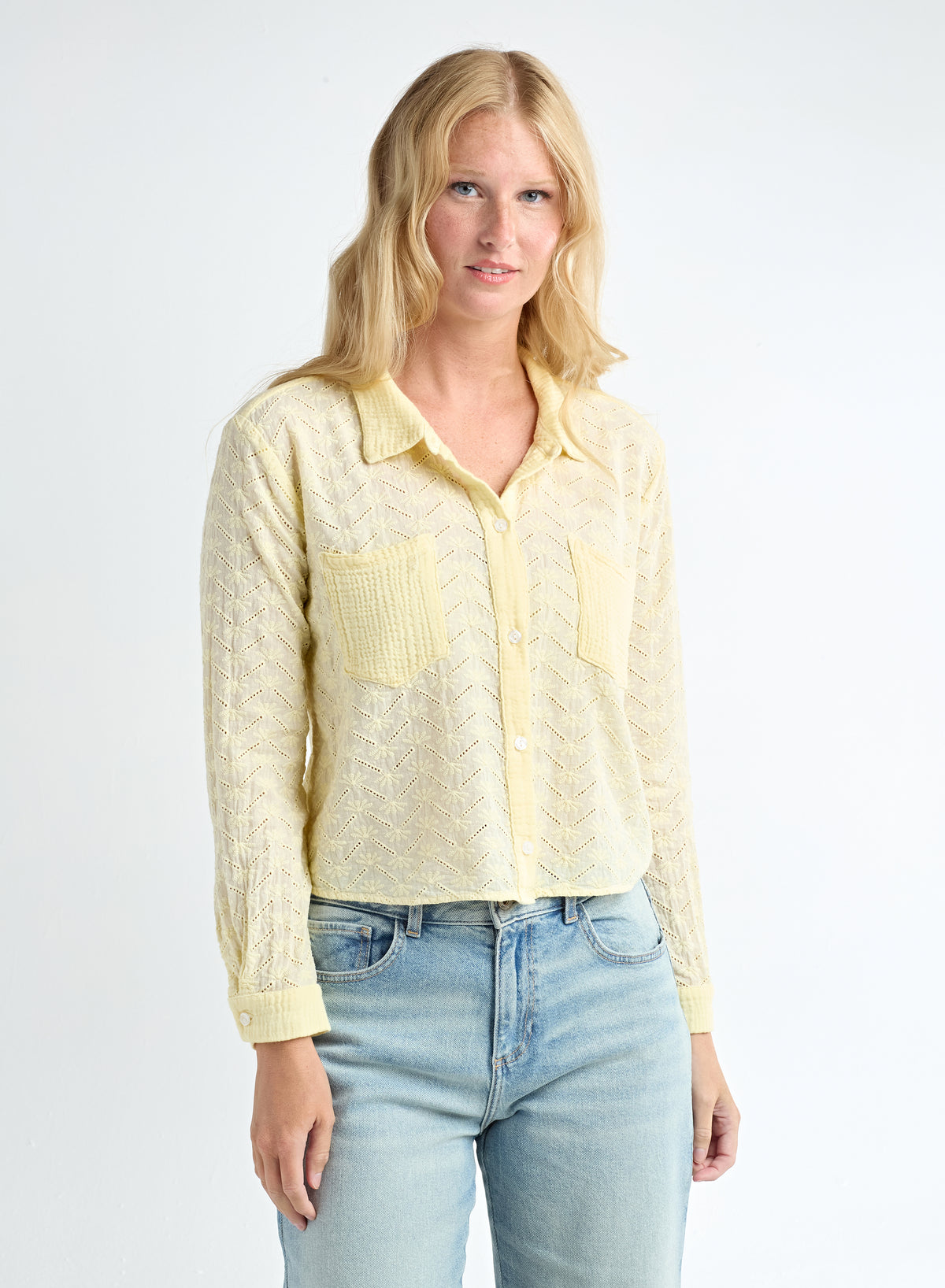 Lemonade Eyelit Top