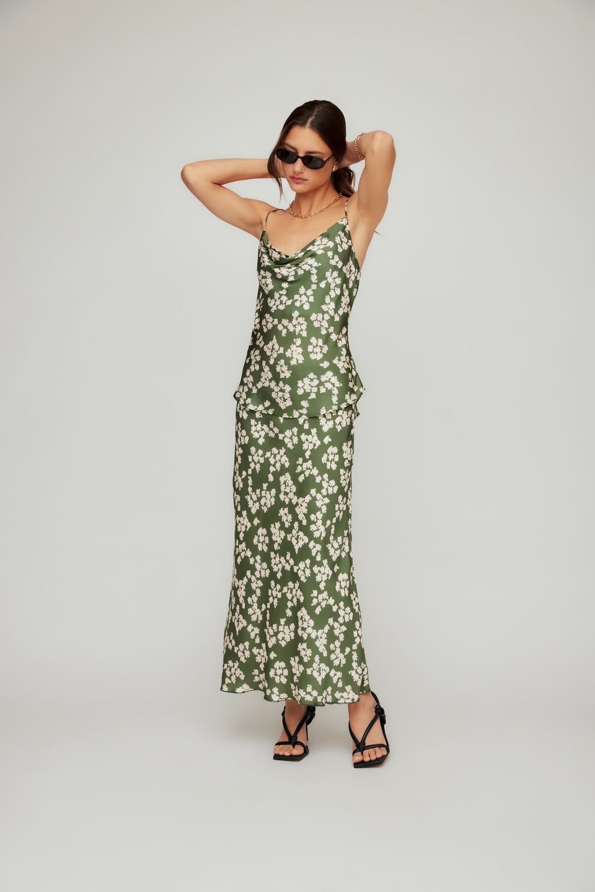 Eva Bias Ankle Skirt