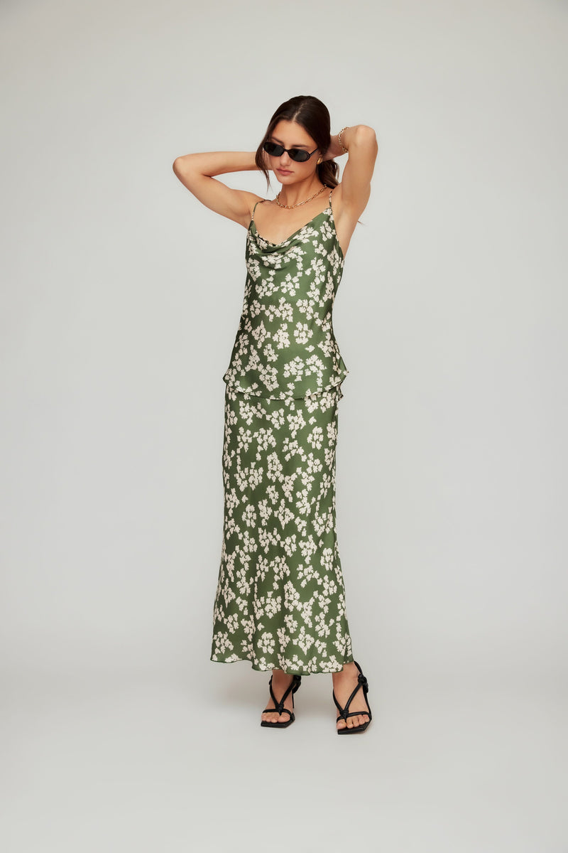 Eva Bias Ankle Skirt