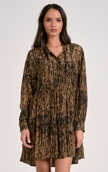 Gold Wisteria Dress