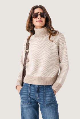 Balkan Funnel Neck Sweater