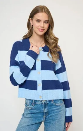 Wyatt Striped Rugby Sweater