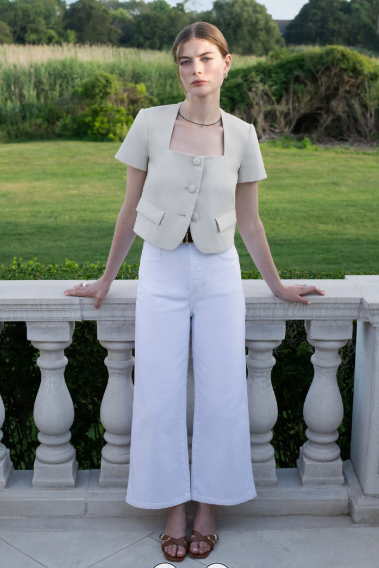 The Masha Super High Rise Wide Leg Crop