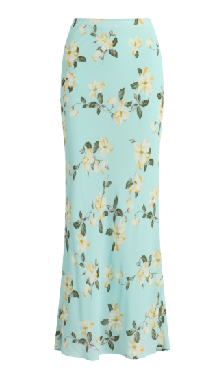 The Favorite Skirt Aqua Floral