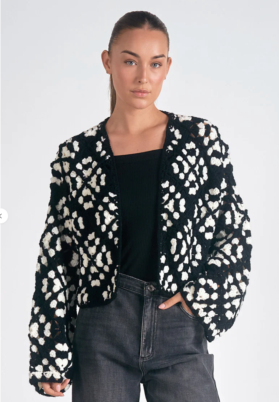 Daisy Crochet Cardigan