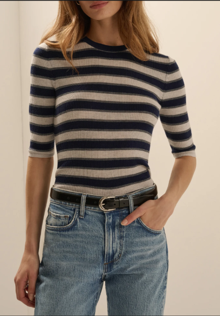 The Amelia Crewneck Top