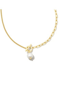 Leighton Pearl Chain Necklace