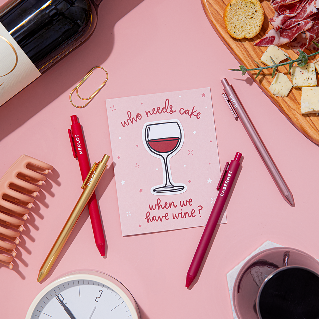 Wine Lovers Jotter Pen Set