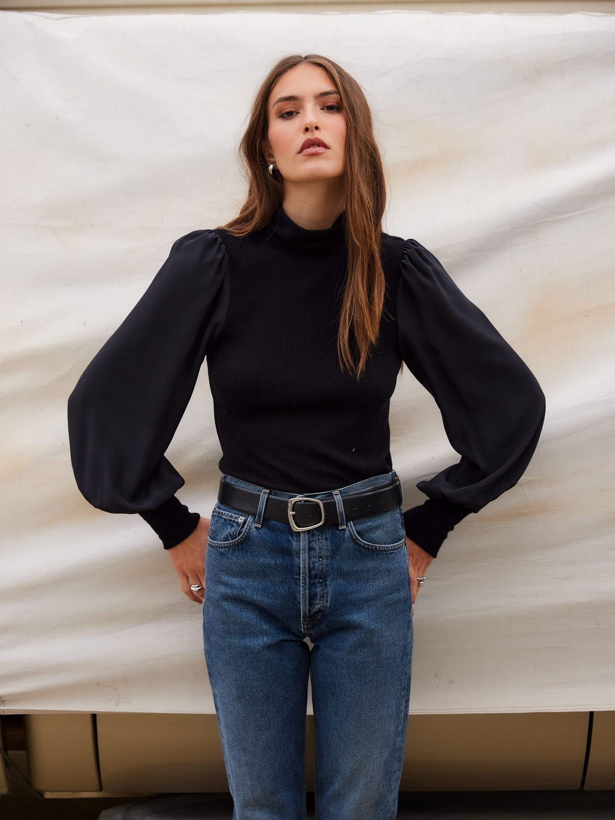 Lisette Contrast Turtleneck