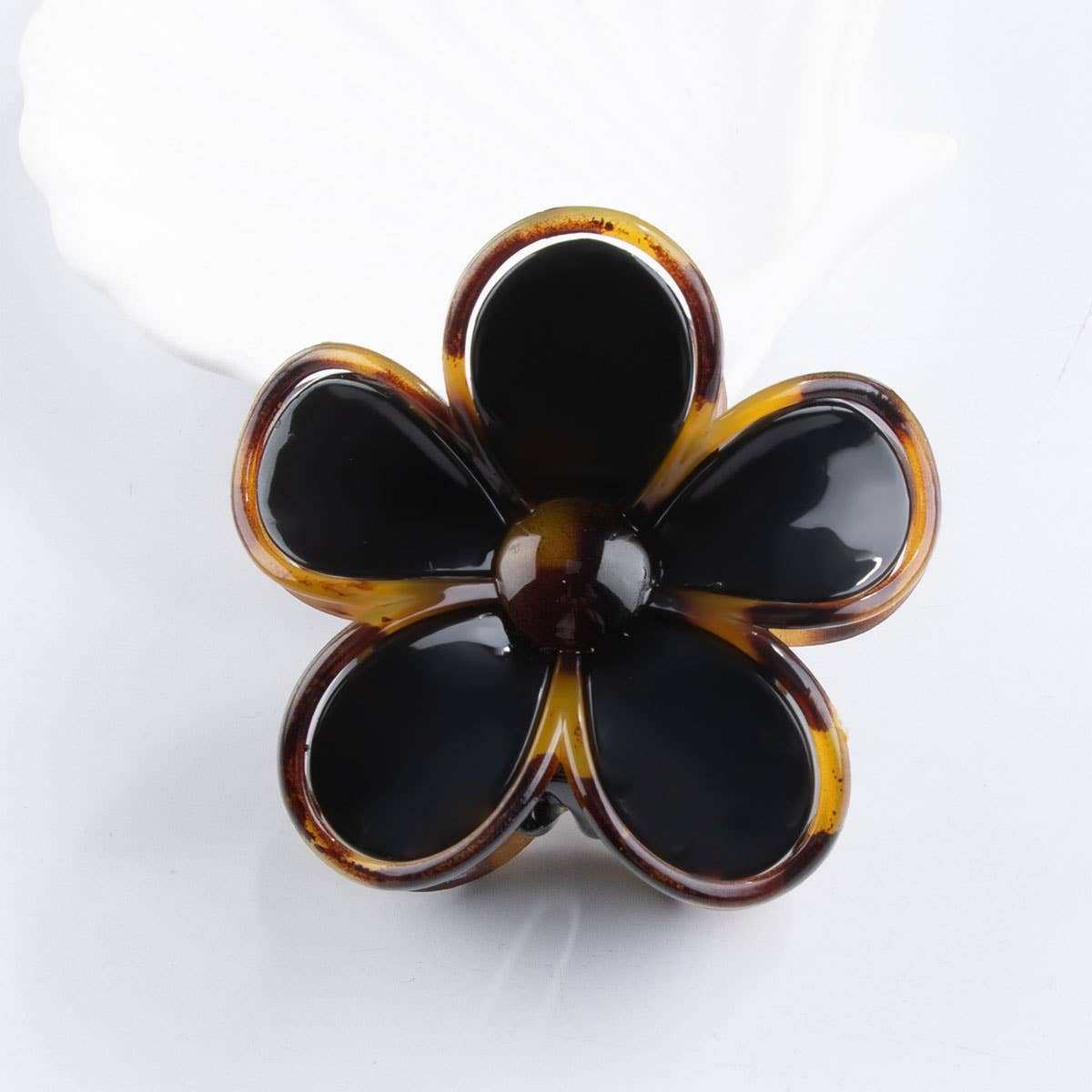 GOLD FLORAL FLOWER HAIR CLAW CLIPS FOR FALL_CWAHA0681