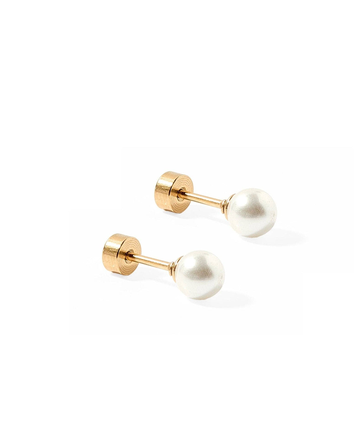 Screwback Stud Earrings - Payton Pearl 5mm