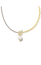 Load image into Gallery viewer, Leighton Pearl Chain Necklace
