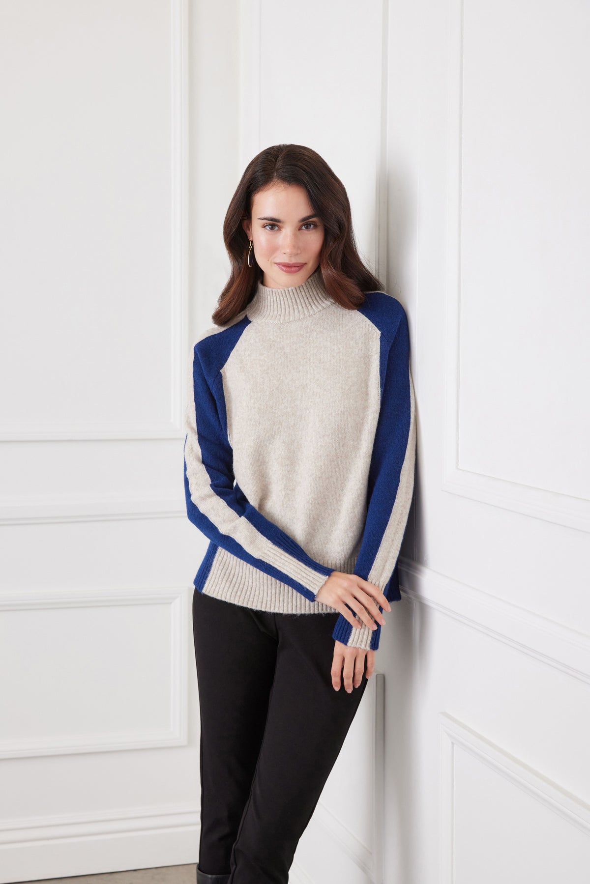 Blue Block Sweater