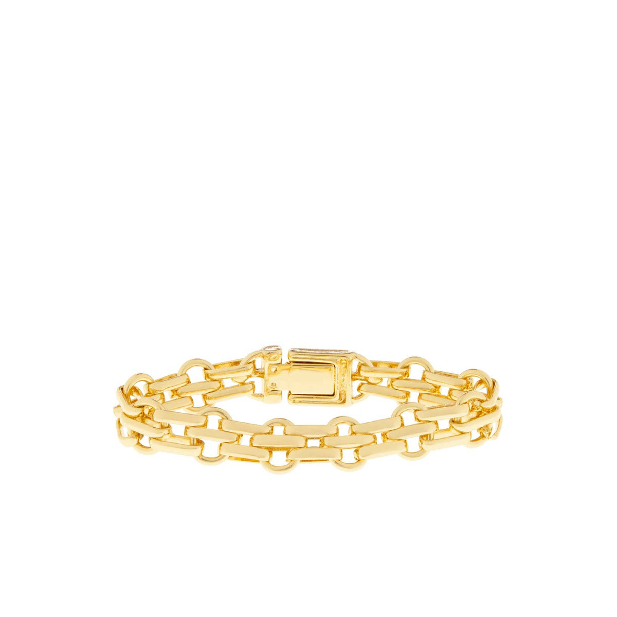 Woven link bracelet