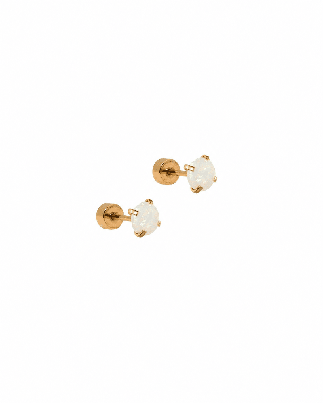 Screwback Stud Earrings - Venus Opal