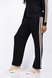 Thermal Striped Leg Full Pant
