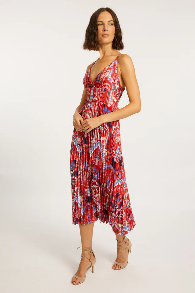 Genevieve Ruby Tropics dress