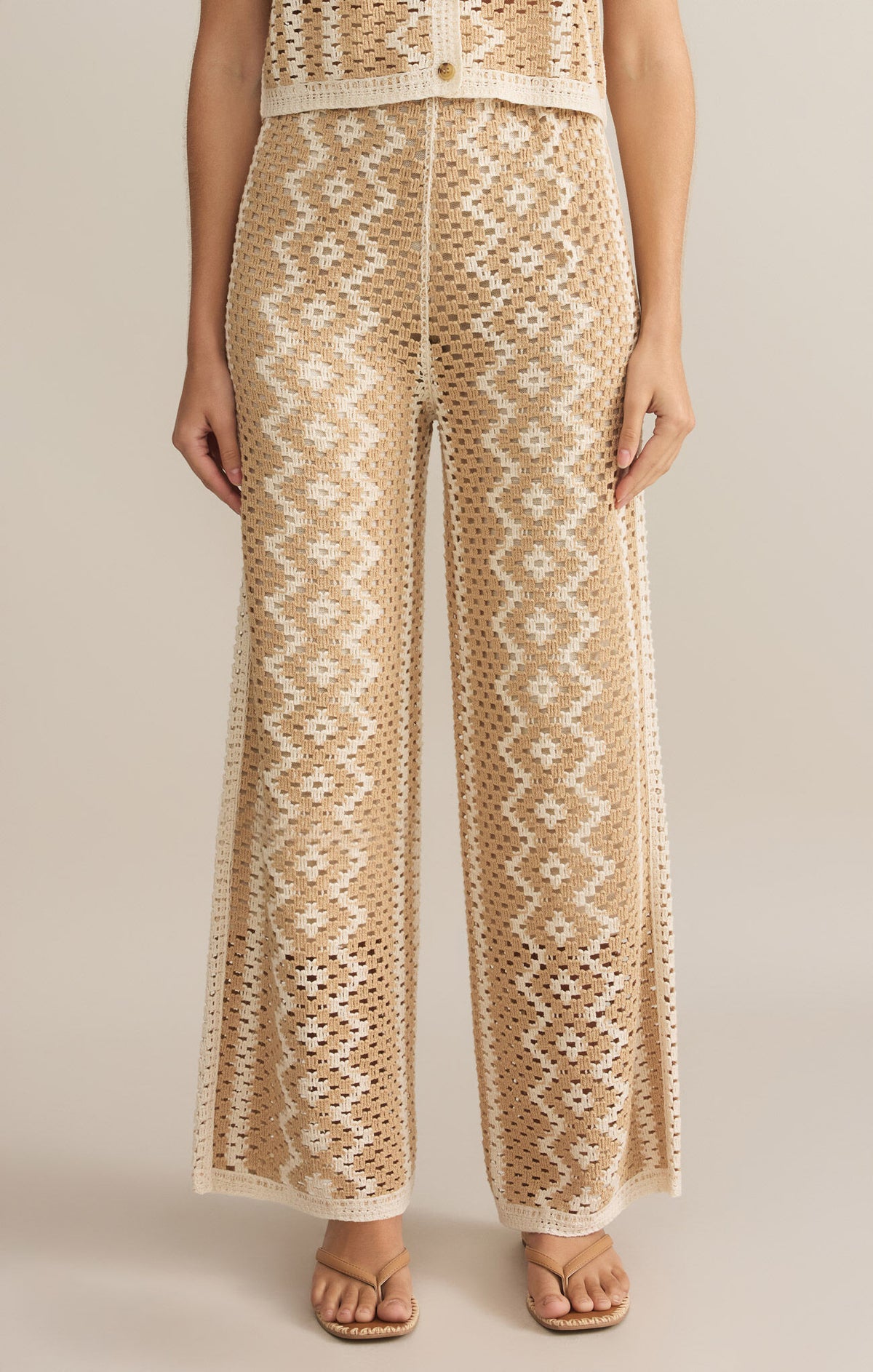Loma Crotchet Pant - Natural