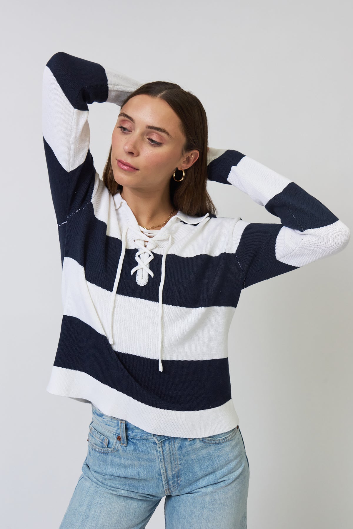 CHELSEA RUGBY LACEUP POLO