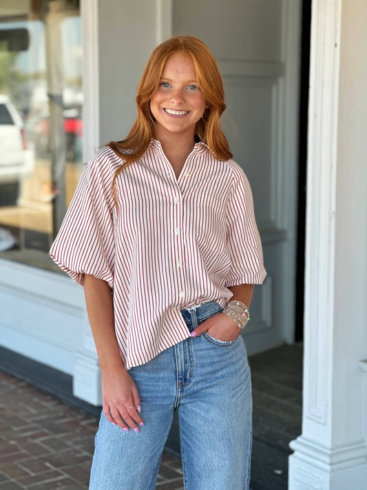Dennis Bubble Sleeve shirt