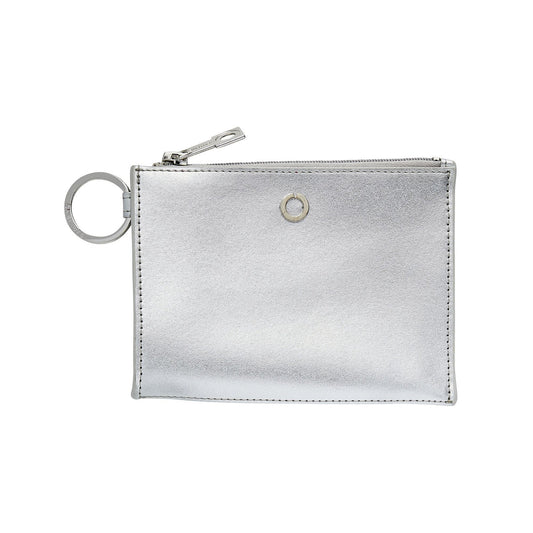 Keychain wallet-leather card holder