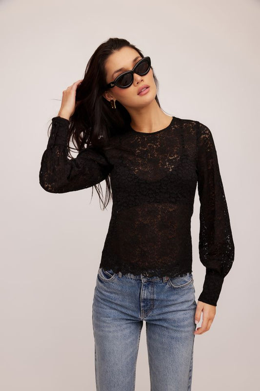 Ina Stretch Lace Top