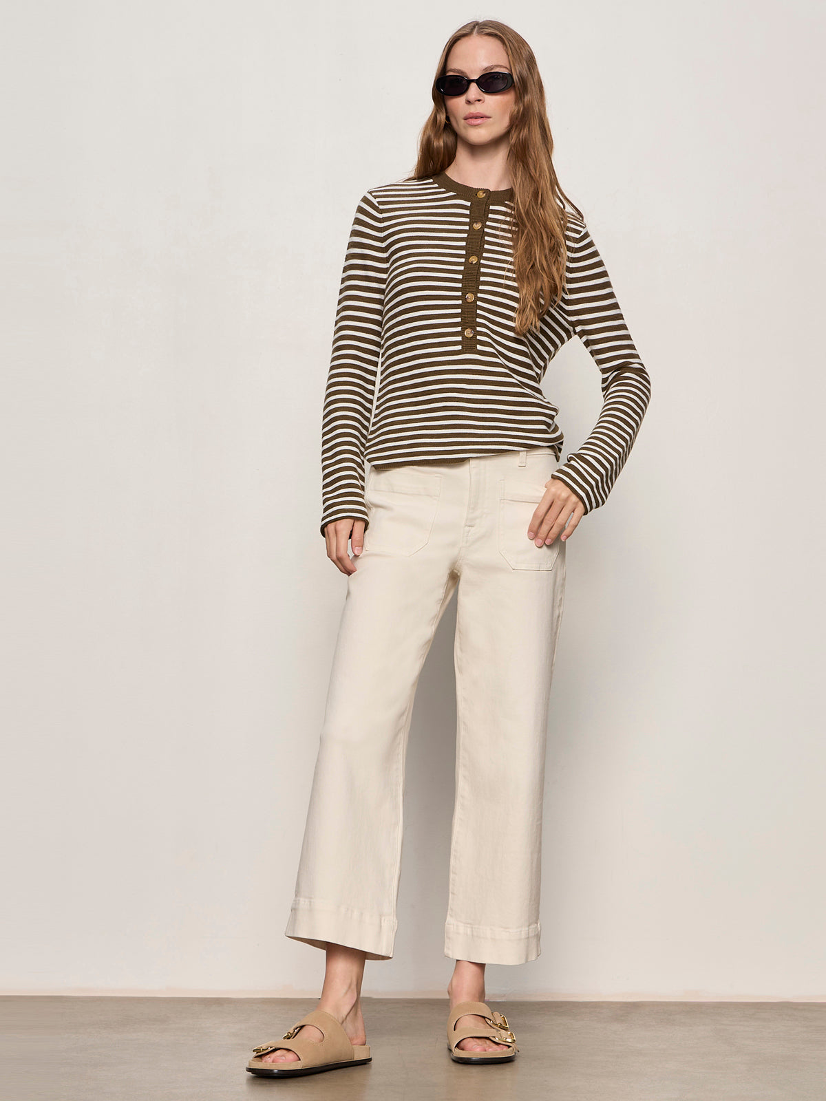 EVERYDAY HENLEY SWEATER