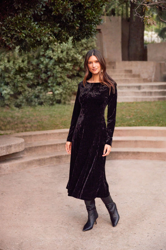 Kate Velvet Midi Dress