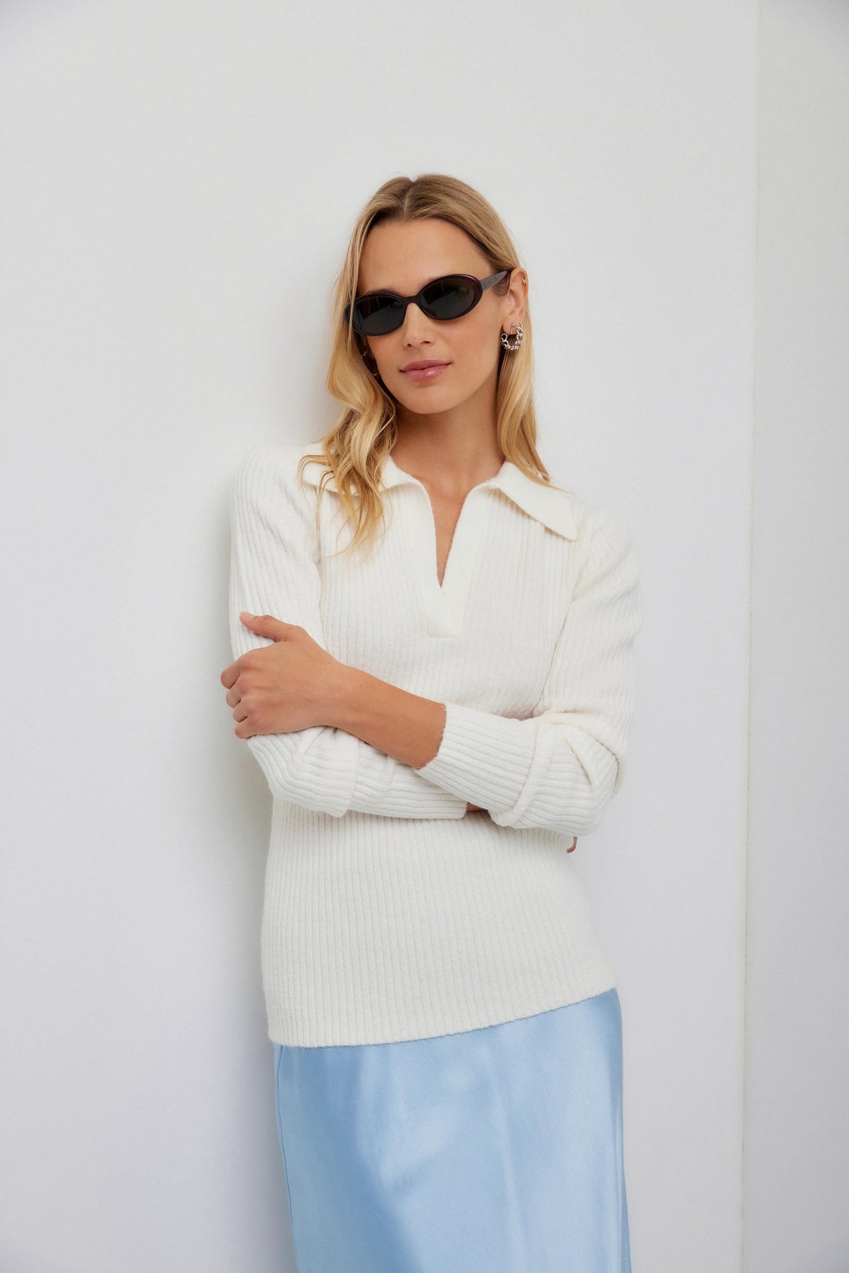Daphne Collared Sweater