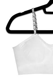 Silver/White Chain Strap it bra