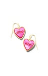 XOXO Drop earrings